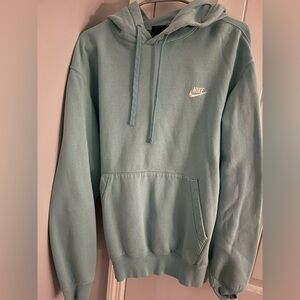 Men’s Nike Pullover Hoodie, Blue, Size Large